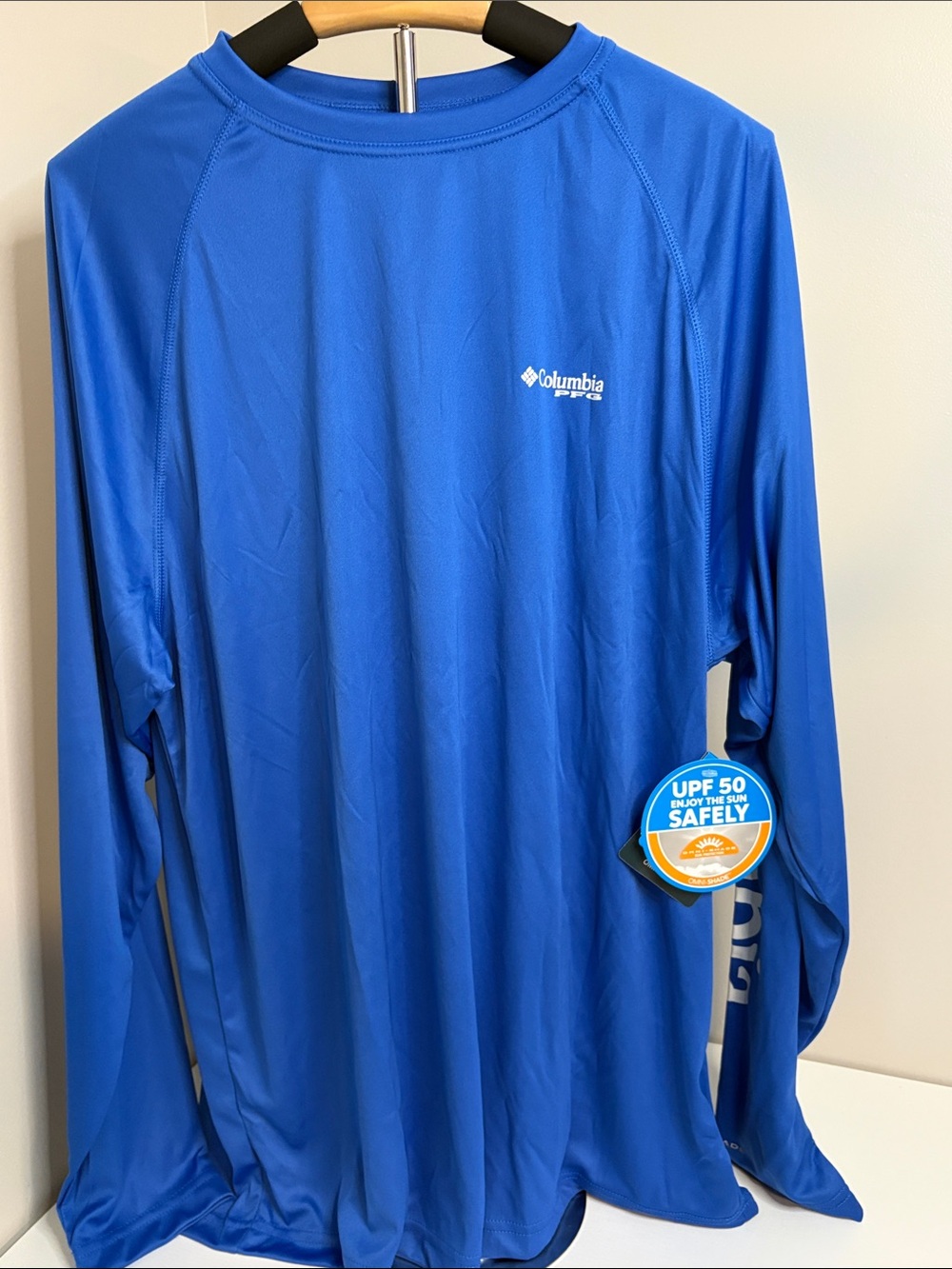 Columbia Blue Long Sleeve Performance Shirt